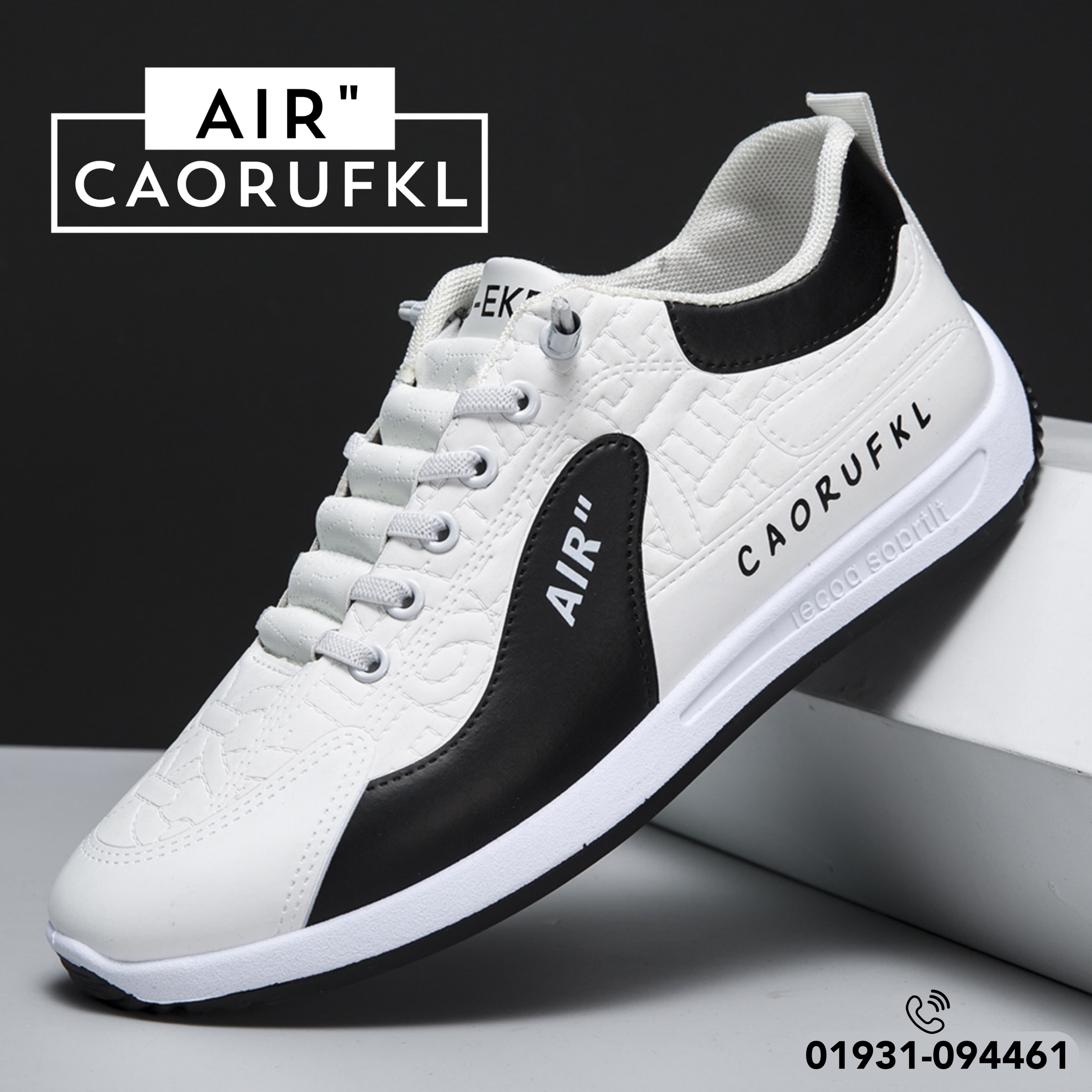 'AIR' CAORUFKL white black Shoes mens